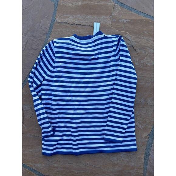Urban Contenders Blue Striped Sweater Size Large NWT - Picture 3 of 3